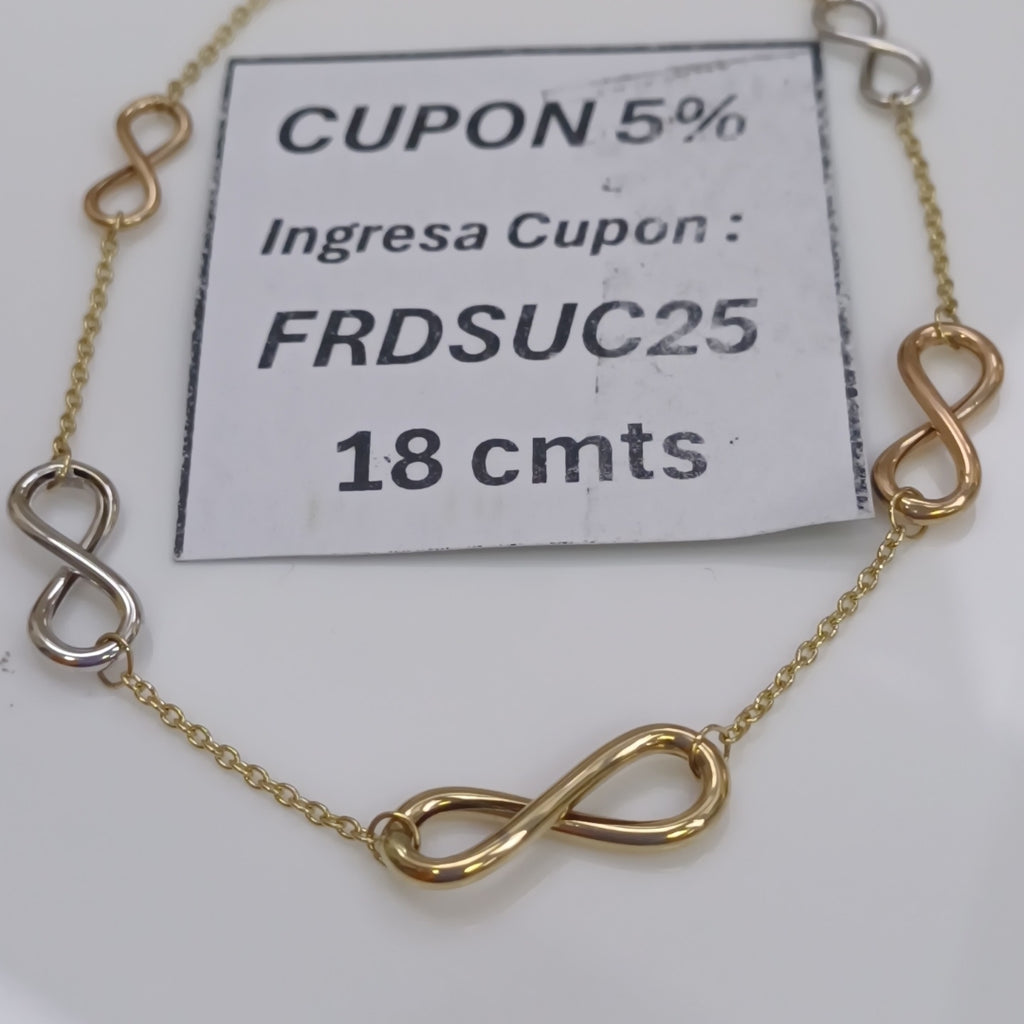 PULSERAS DAMA ORO 14K 1.6 (NUEVO)