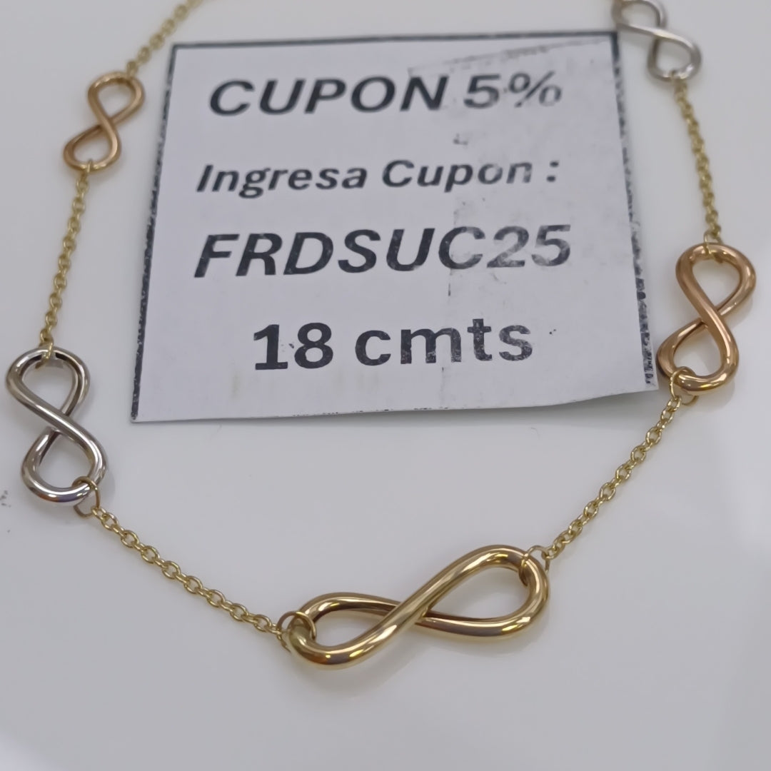 PULSERAS DAMA ORO 14K 1.6 (NUEVO)