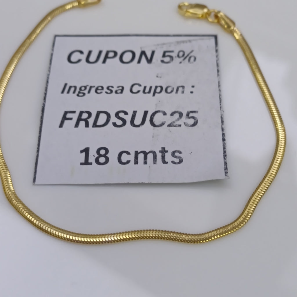 PULSERAS DAMA ORO 14K 1.9 (NUEVO)