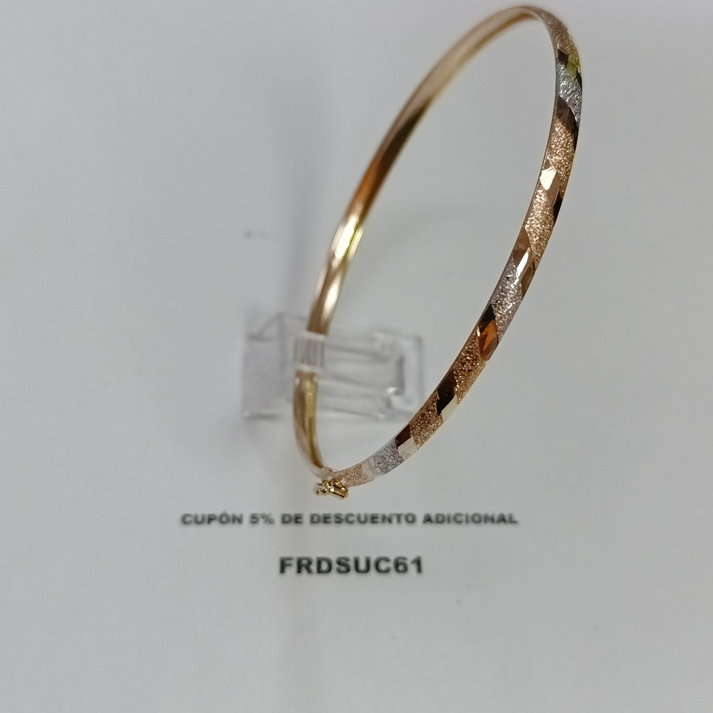 PULSERA RIGIDA ORO 14 K 4.7 GRMS (SEMINUEVO)