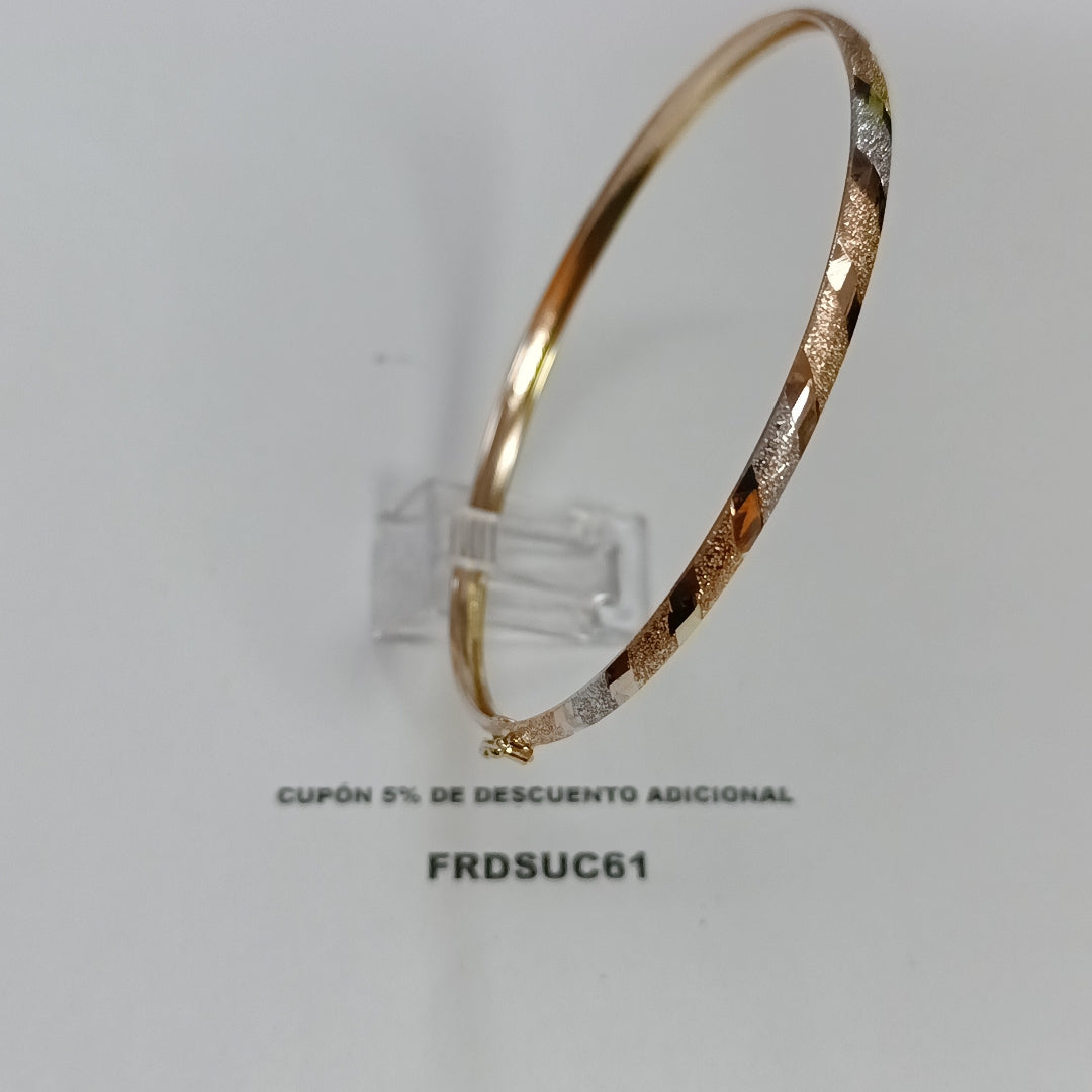 PULSERA RIGIDA ORO 14 K 4.7 GRMS (SEMINUEVO)