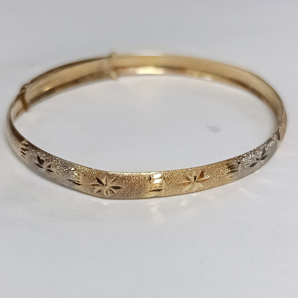 PULSERA RIGIDA ORO 10 K 4.5 GRMS (SEMINUEVO)