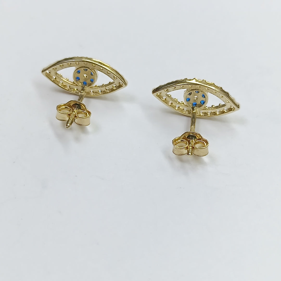 BROQUELES ORO 14K 1.5 (NUEVO)