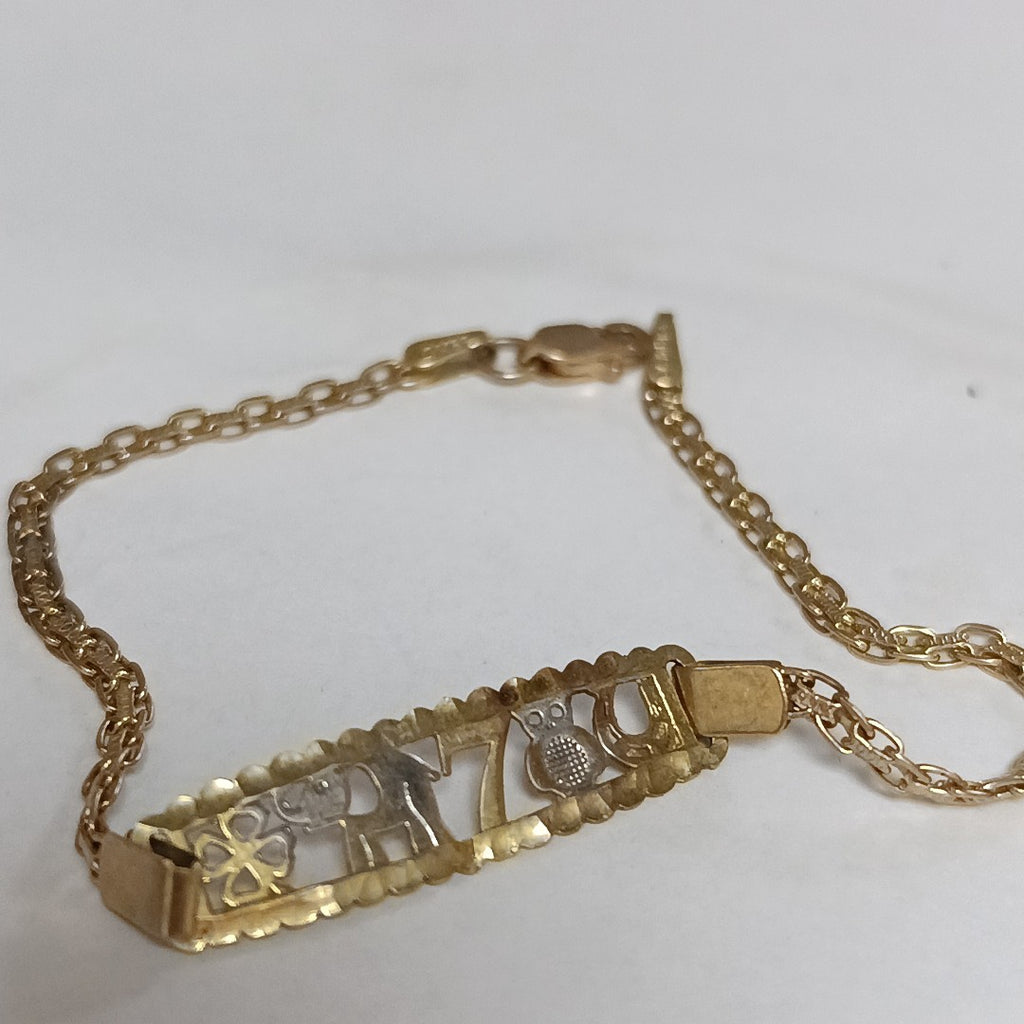 ESCLAVA ORO 10 K 2.9 GRMS (SEMINUEVO)