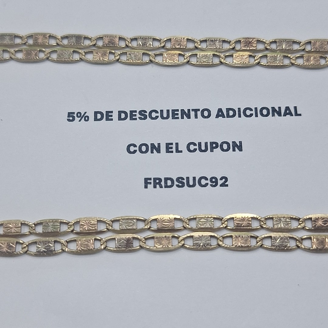 CADENA ORO 10 K 12,40 GRMS (SEMINUEVO)