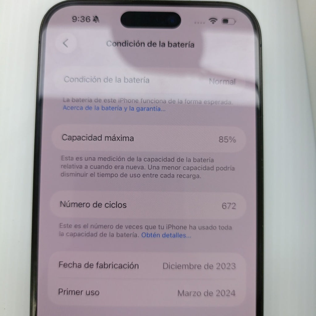 CELULAR APPLE IPHONE 15 PRO MAX A3105 (2023) 256 GB 8 GB RAM (SEMINUEVO)