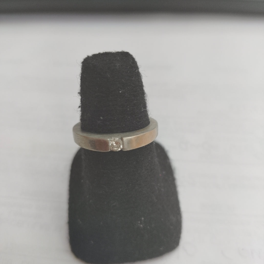 ANILLO ORO BLANCO 8 K 3,60 GRMS (SEMINUEVO)