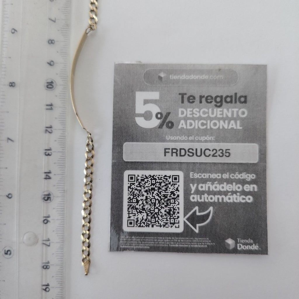 ESCLAVA ORO 10 K 3.6 GRMS (SEMINUEVO)