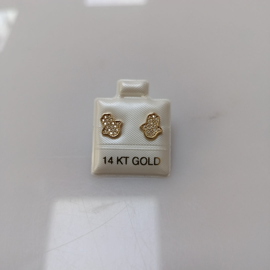 BROQUELES ORO 14K 1.3 (NUEVO)