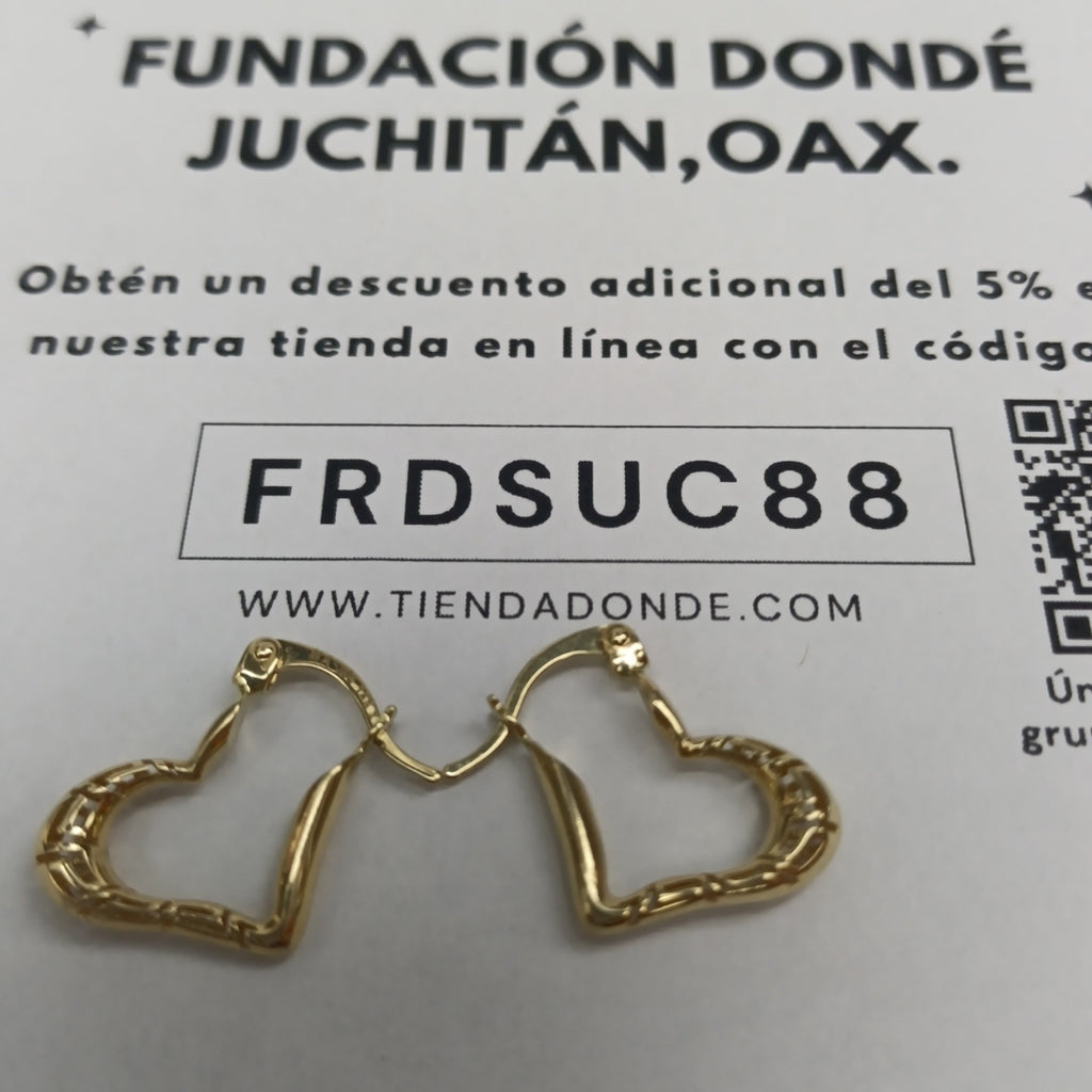 ARRACADAS ORO 14K 1.9 (NUEVO)