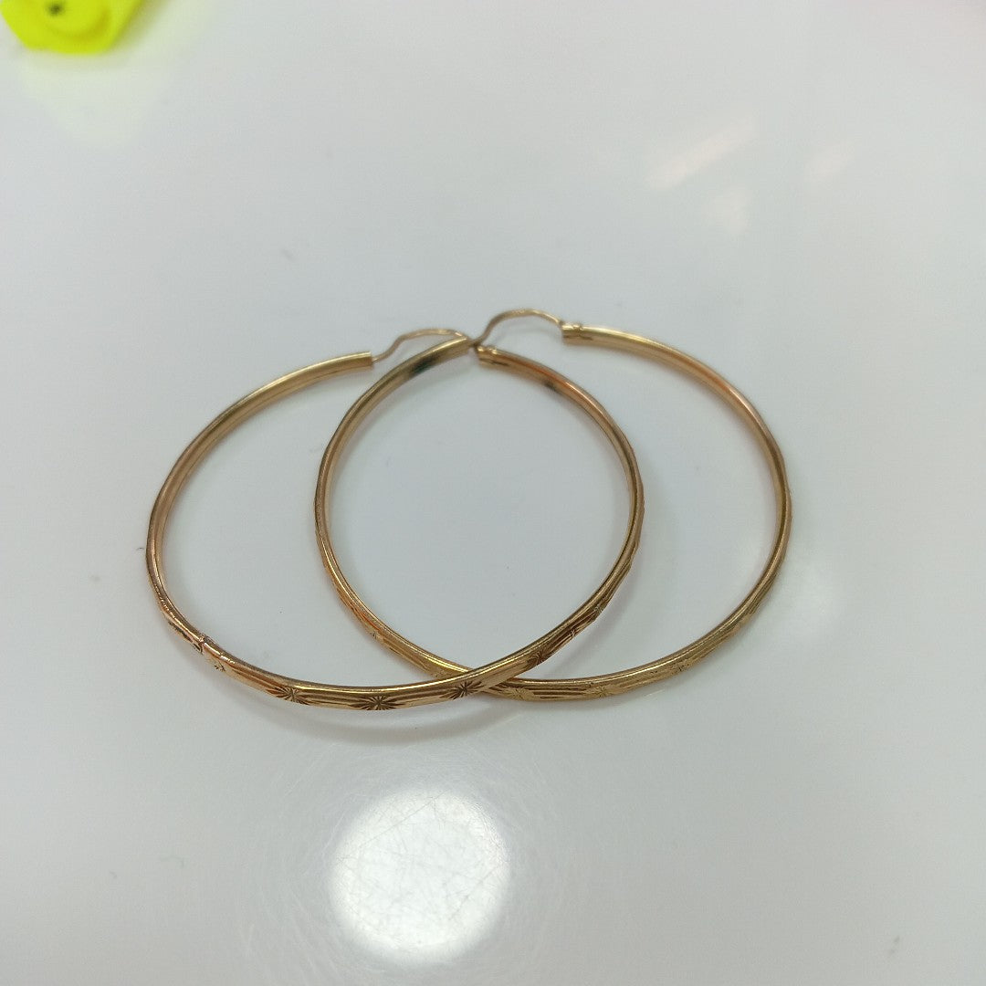 ARRACADAS PAR ORO 10 K 3.7 GRMS (SEMINUEVO)