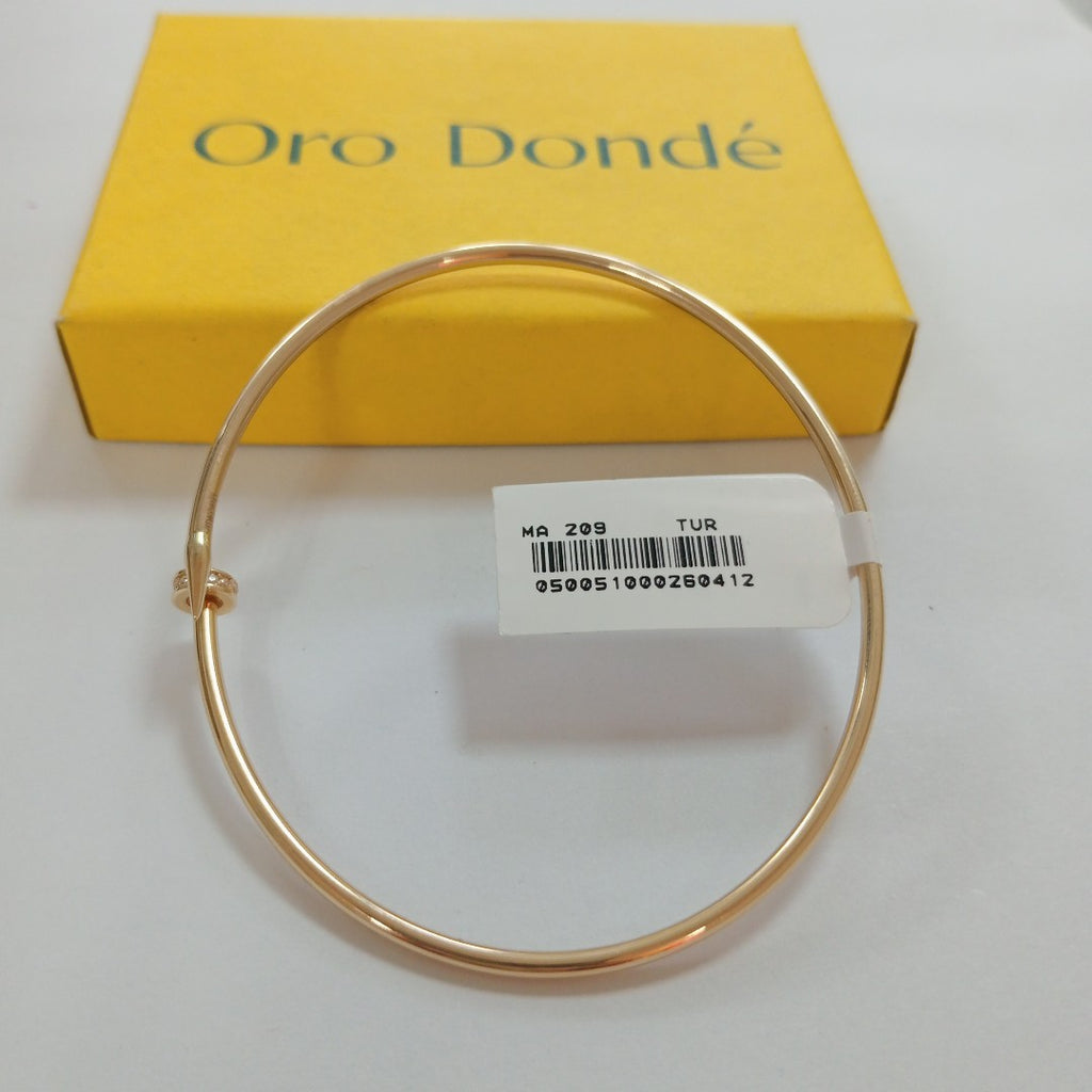 PULSERA CLAVO ORO 14K 2.8 (NUEVO)