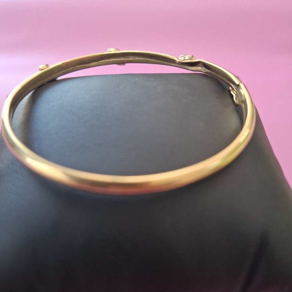 PULSERA RIGIDA ORO 14 K 5,40 GRMS (SEMINUEVO)