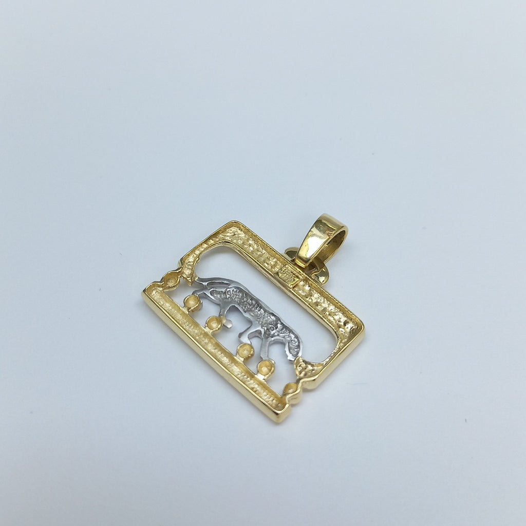 DIJE ORO,ORO BLANCO 14 K 4,80 GRMS (SEMINUEVO)