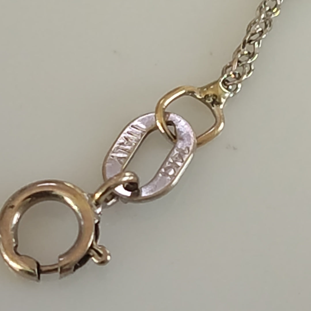 CADENA ORO, ORO BLANCO 14 K 1 GRMS (SEMINUEVO)