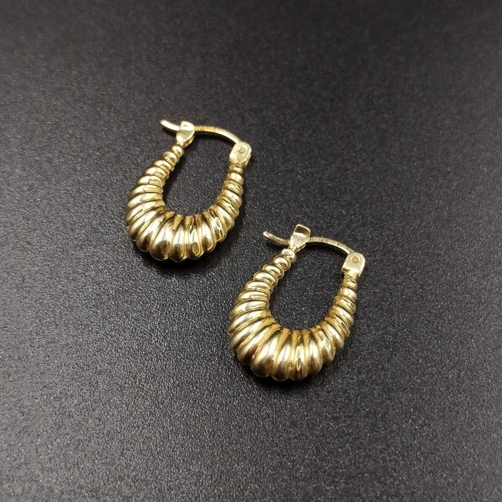 ARRACADAS PAR ORO 14 K 1.7 GRMS (SEMINUEVO)