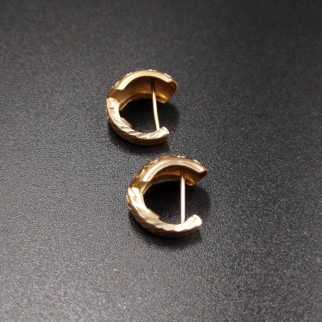 ARRACADAS PAR ORO 14 K 2.6 GRMS (SEMINUEVO)