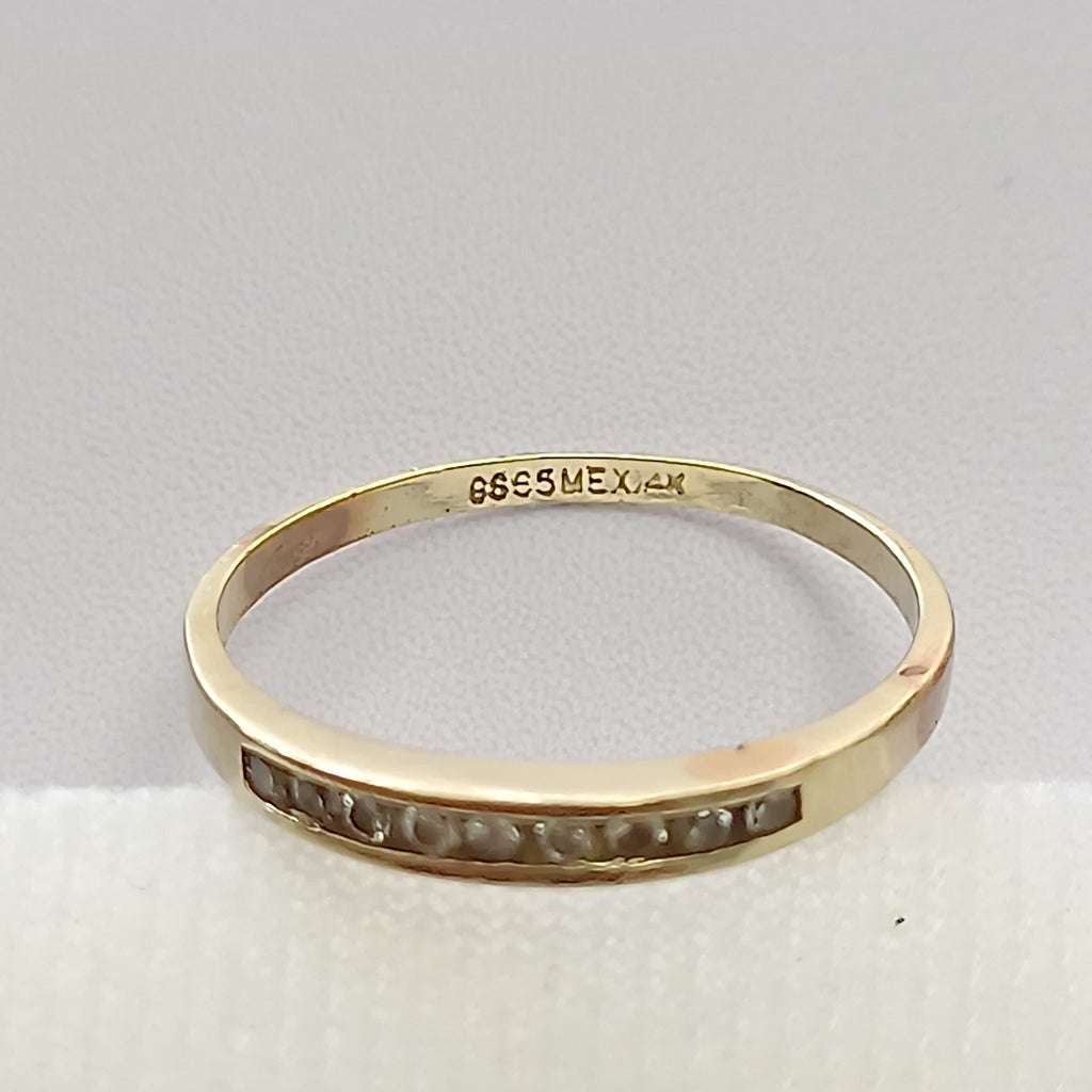 ANILLO ORO 10 K 1,60 GRMS (SEMINUEVO)