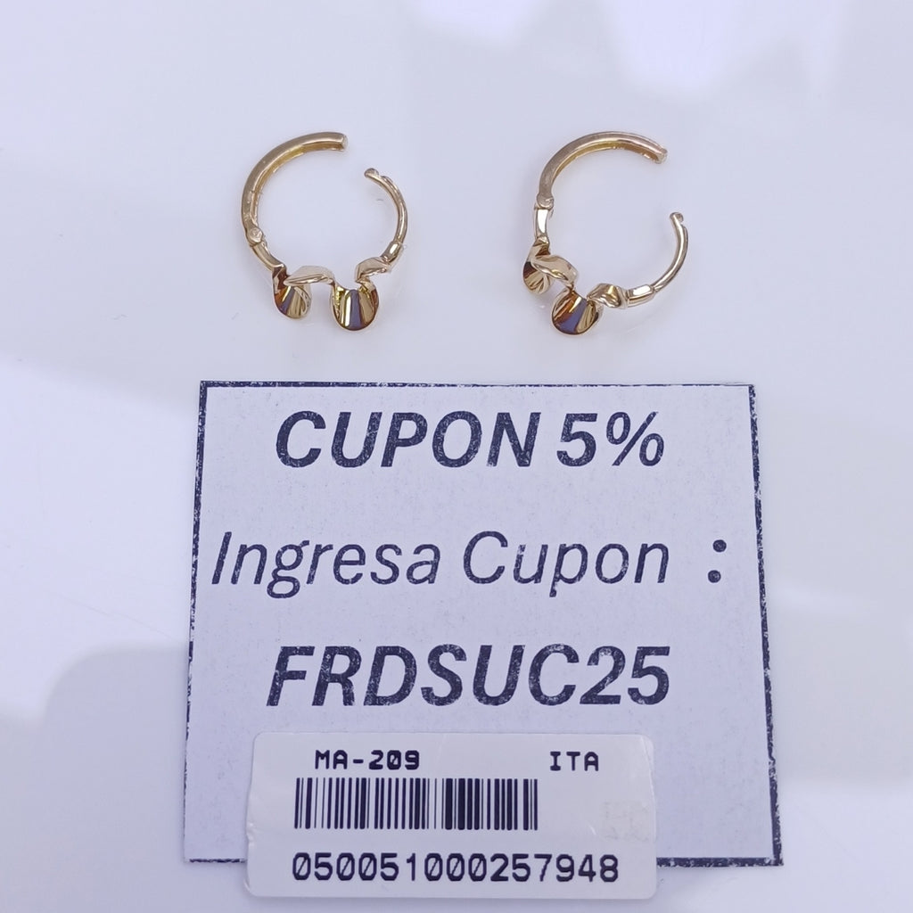 HUGGIES ORO 14K 1.2 (NUEVO)