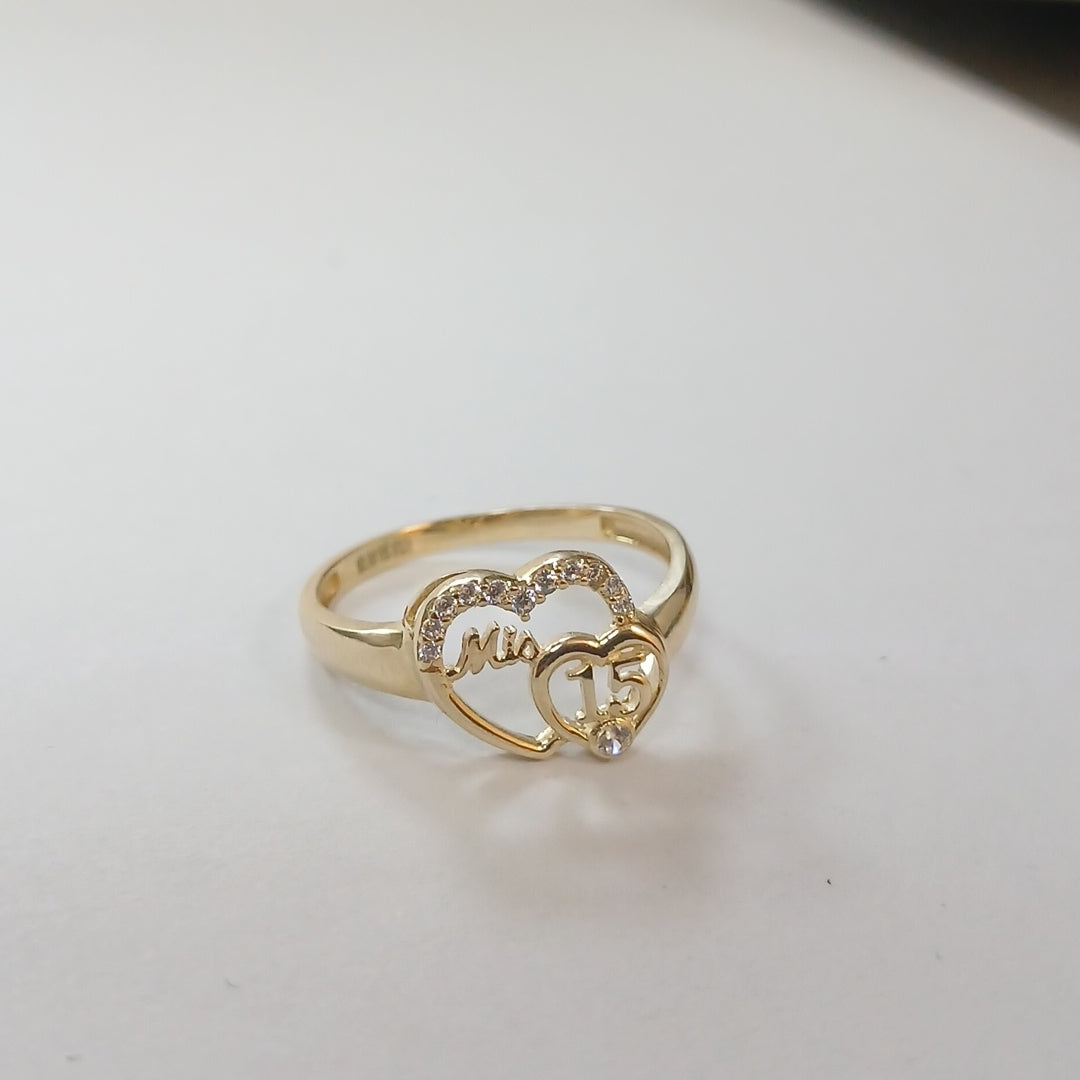 ANILLOS DAMA ORO 14K 2 (NUEVO)