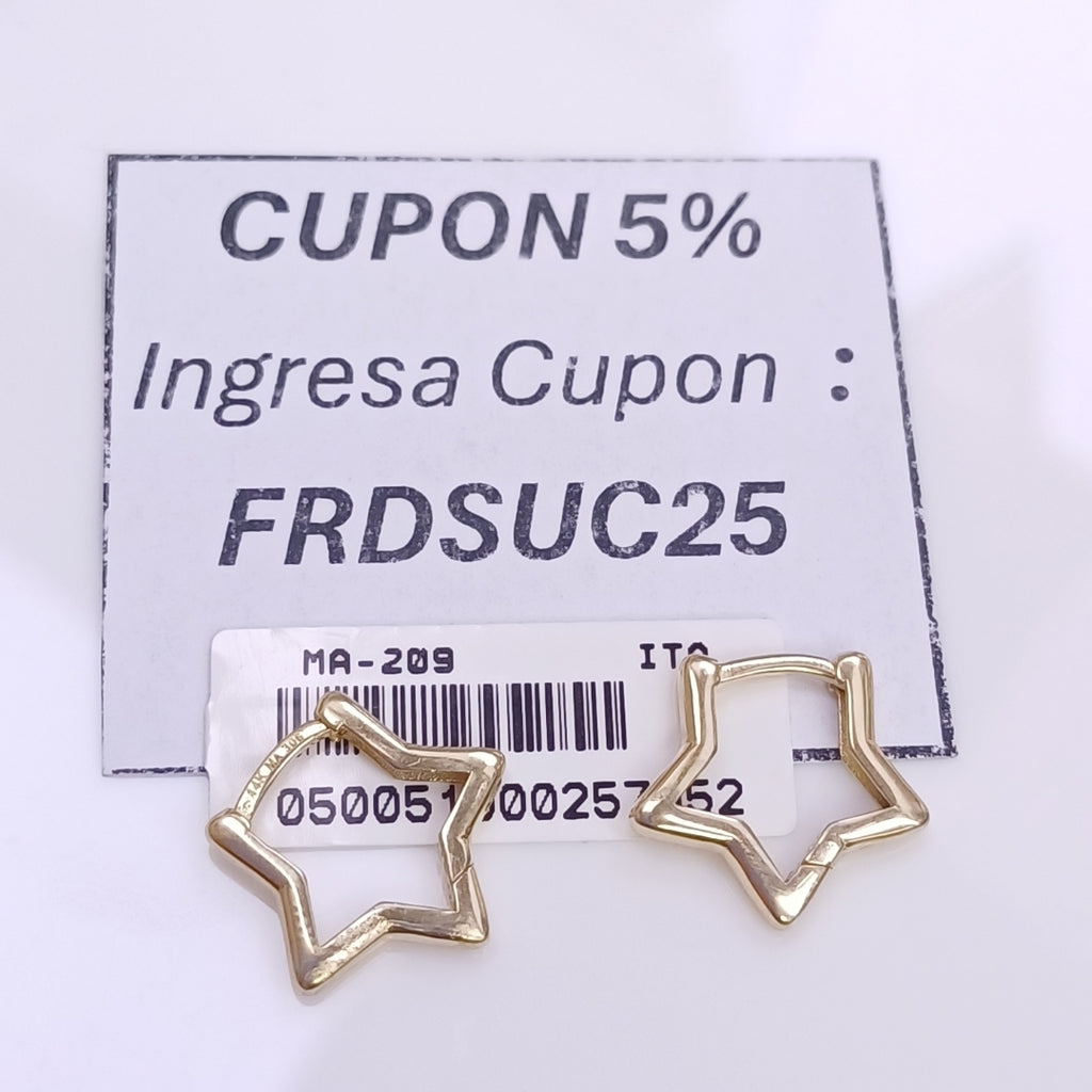 HUGGIES ORO 14K 1.4 (NUEVO)