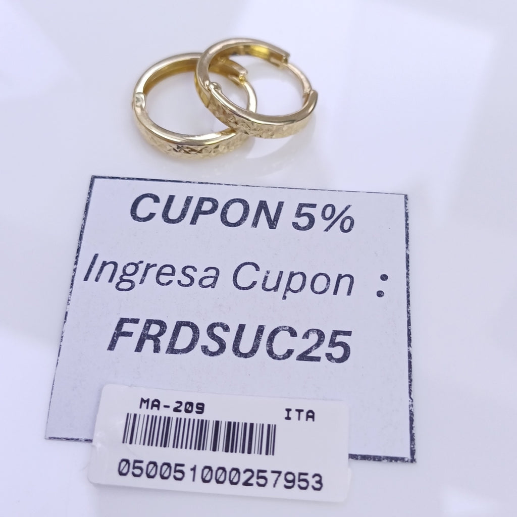 HUGGIES ORO 14K 1.7 (NUEVO)