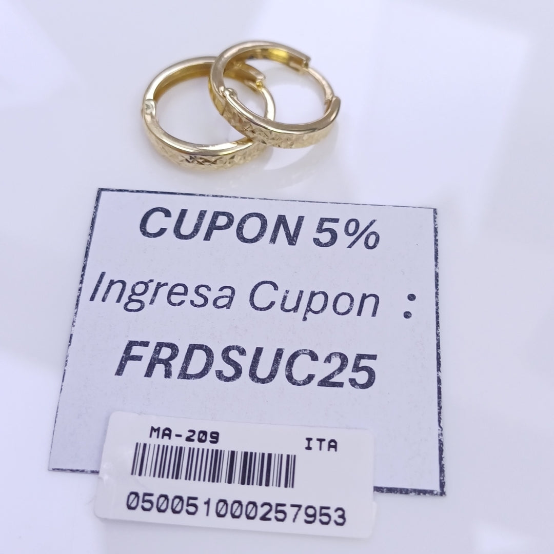 HUGGIES ORO 14K 1.7 (NUEVO)