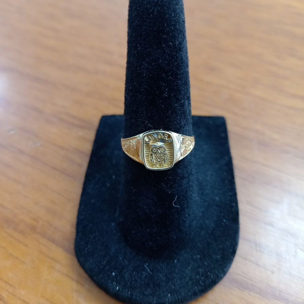 ANILLO DE GRADUACIÓN ORO 10 K 1.2 GRMS (SEMINUEVO)
