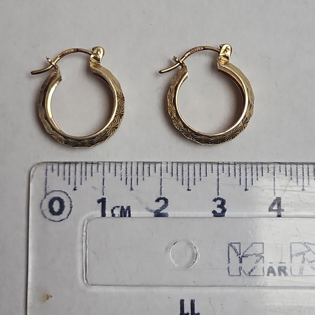 ARRACADAS PAR ORO 8 K 2 GRMS (SEMINUEVO)