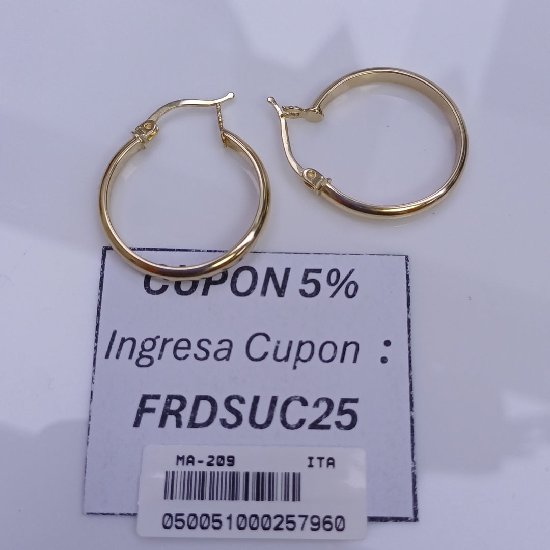 ARRACADAS ORO 14K 1.8 (NUEVO)