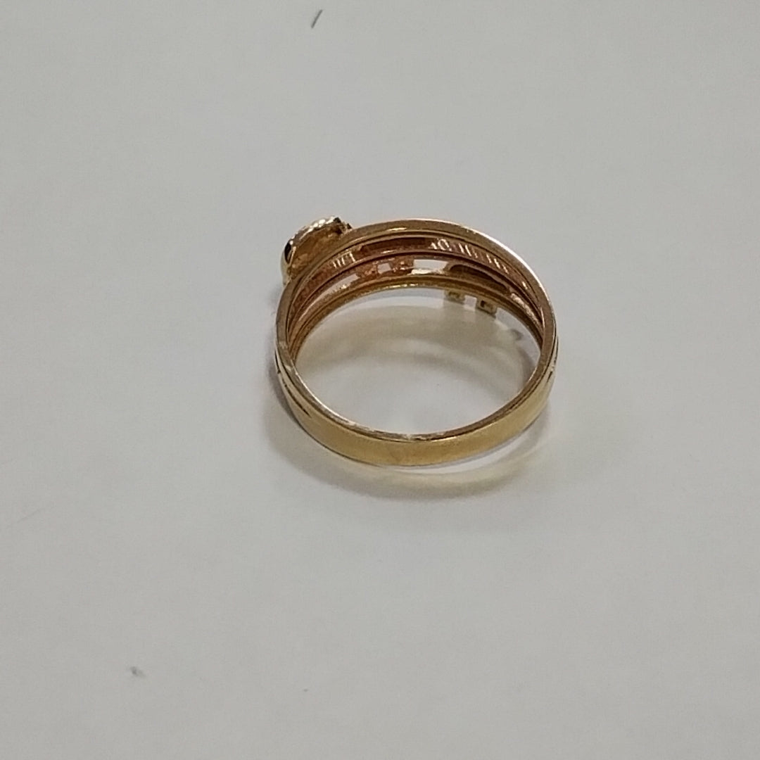 ANILLOS DAMA ORO 14K 2 (NUEVO)