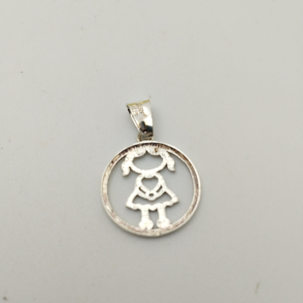 DIJE NIÑA PLATA .925 1.9 GR (NUEVO)
