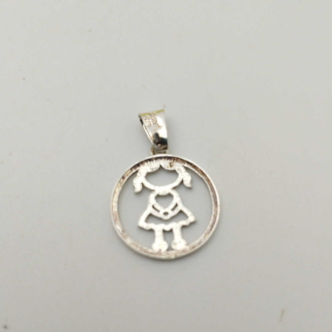 DIJE NIÑA PLATA .925 1.9 GR (NUEVO)