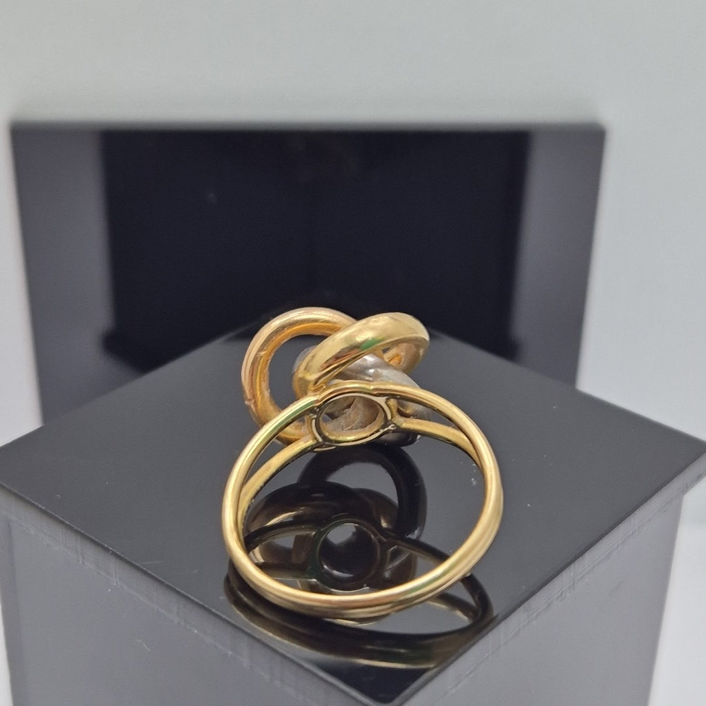 ANILLITO ORO COMBINADO 18 K 6,00 GRMS (SEMINUEVO)