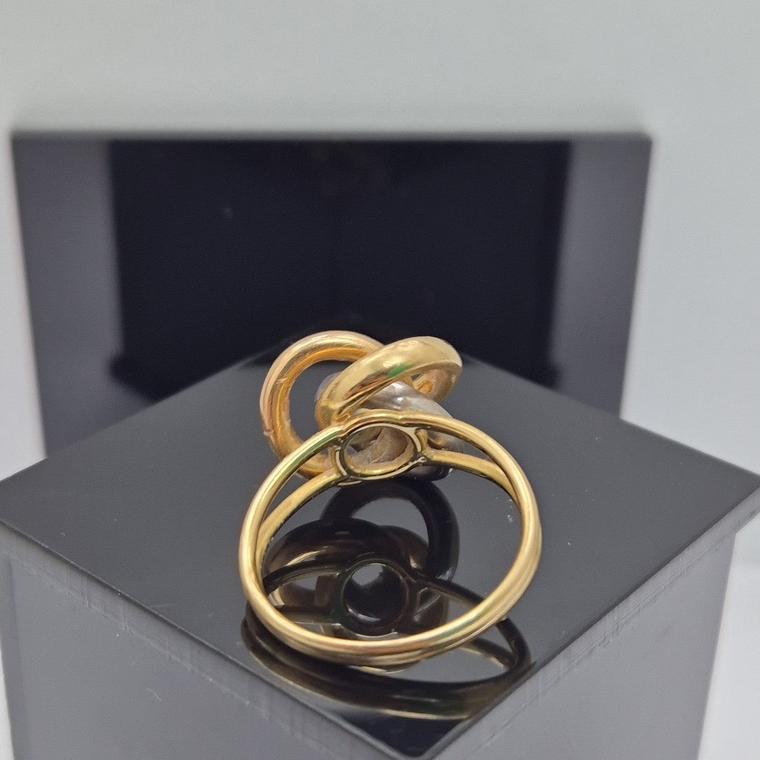 ANILLITO ORO COMBINADO 18 K 6,00 GRMS (SEMINUEVO)