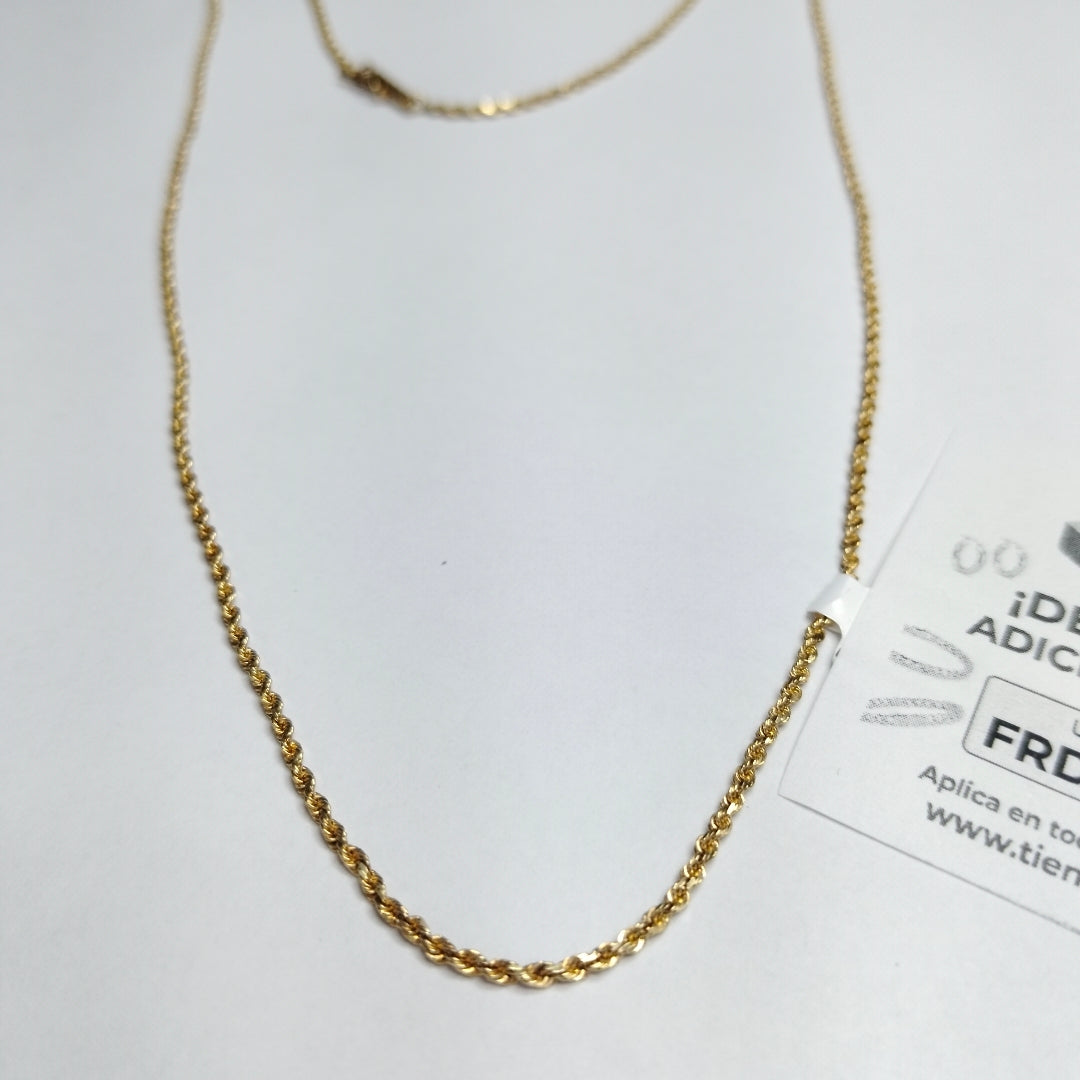 CADENA ORO 14 K 6,90 GRMS (SEMINUEVO)