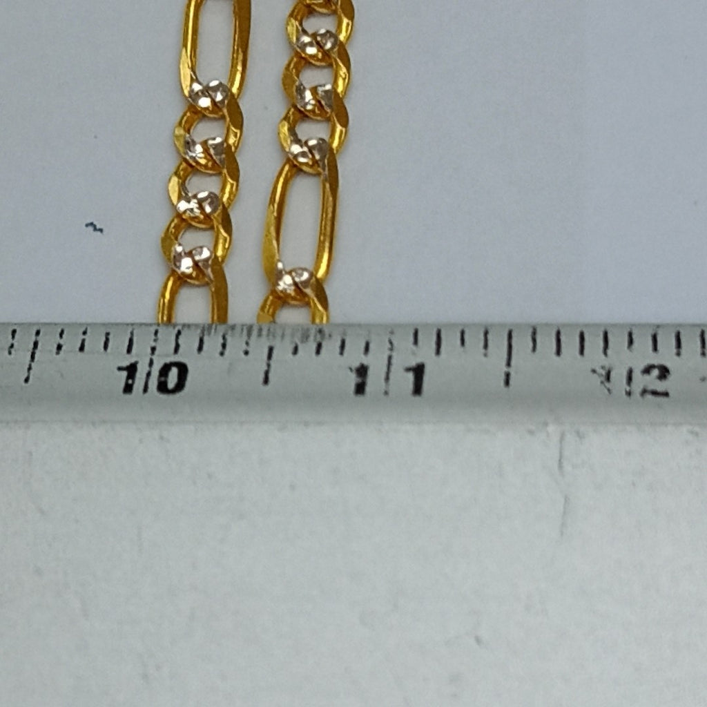 CADENAS 3X1 DIAMANTADA ORO 14K 55 CM 8.5 GR (NUEVO)