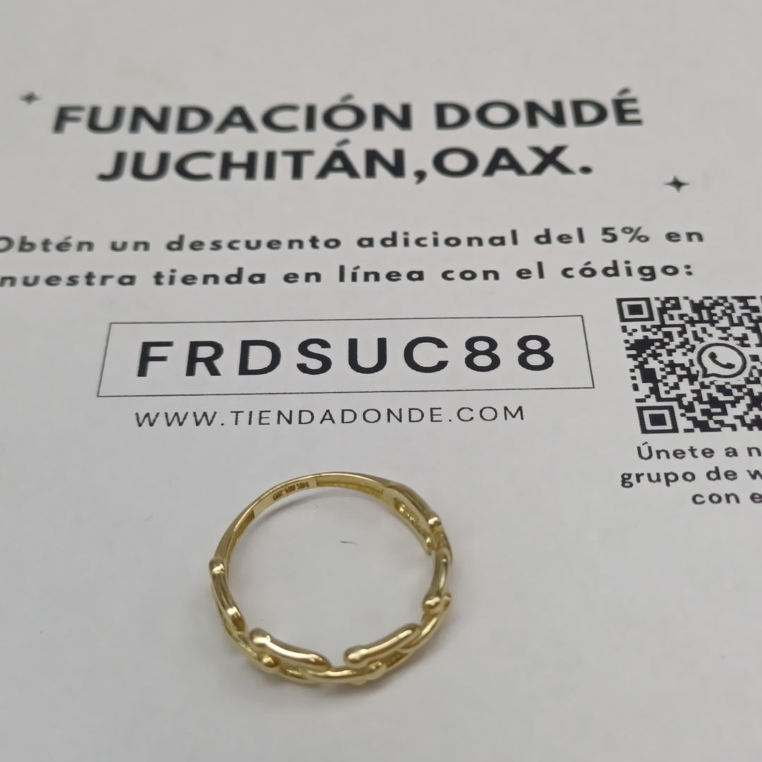 ANILLOS DAMA ORO 14K 2 (NUEVO)