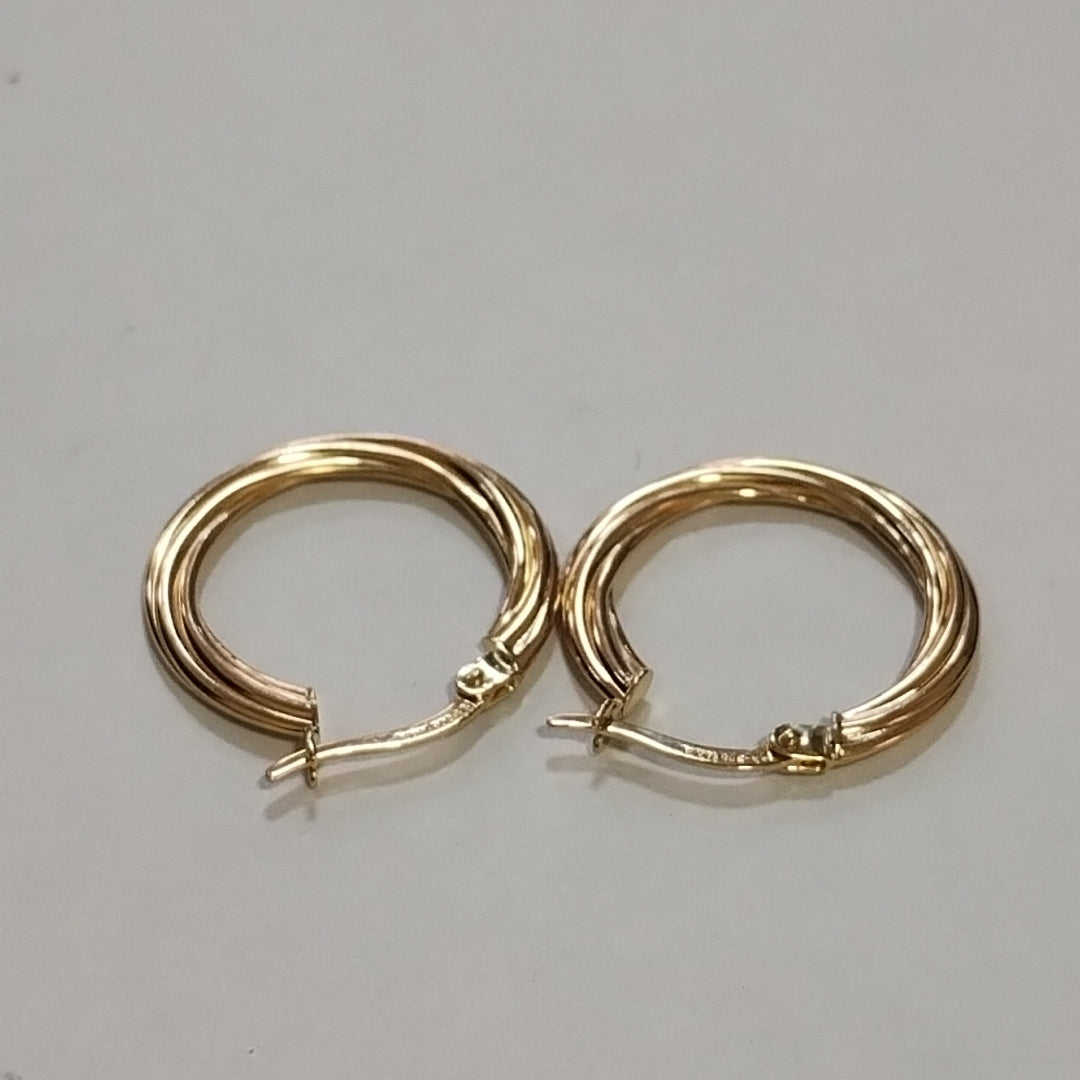 ARRACADAS ORO 14K 1.5 (NUEVO)