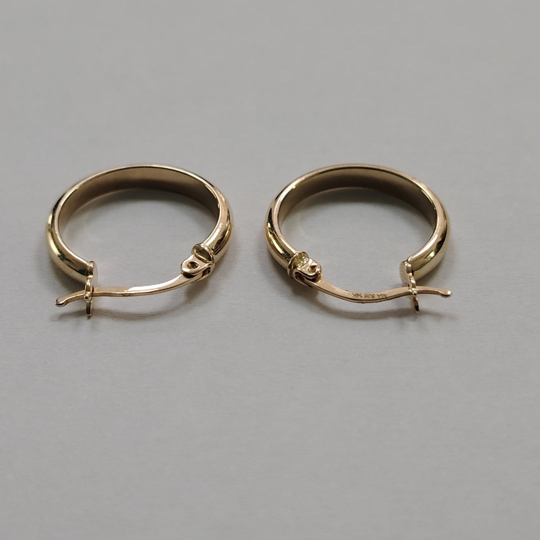 ARRACADAS ORO 14K 1.5 (NUEVO)