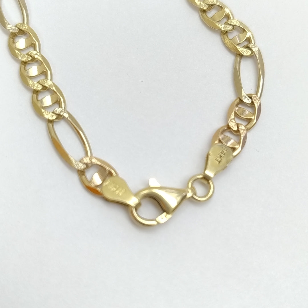 CADENA ORO COMBINADO 14 K 21 GRMS (SEMINUEVO)