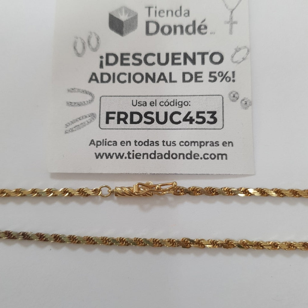 CADENA ORO 14 K 13,00 GRMS (SEMINUEVO)