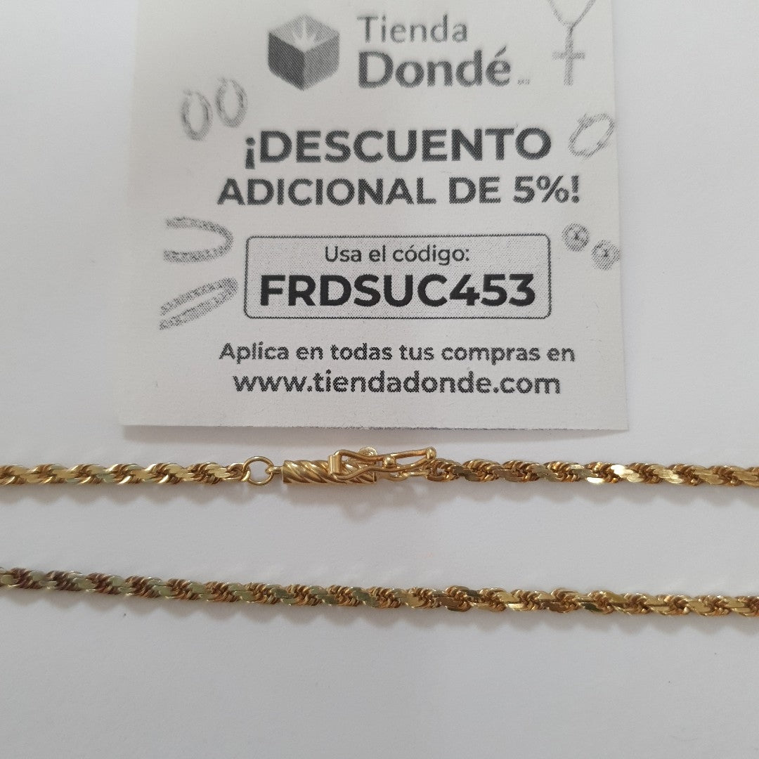 CADENA ORO 14 K 13,00 GRMS (SEMINUEVO)