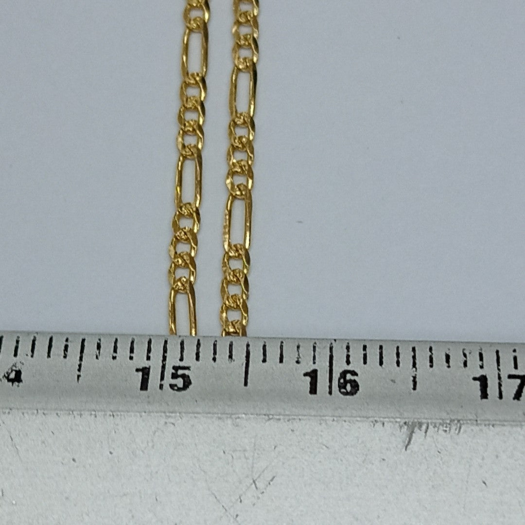 CADENAS 3X1 ORO 14K 55 CM 3.9 GR (NUEVO)