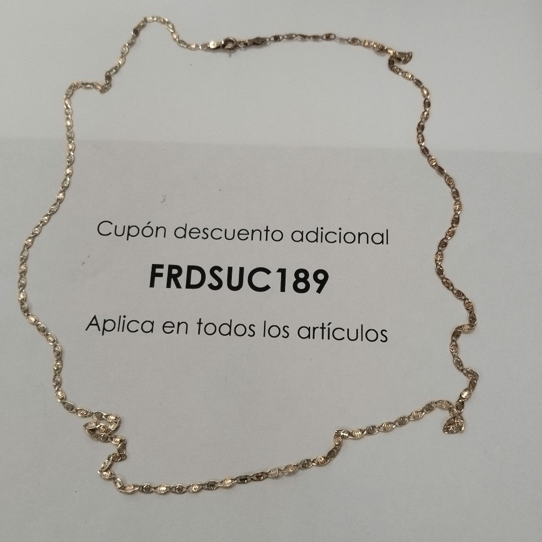 CADENA ORO 14 K 3.1 GRMS (SEMINUEVO)