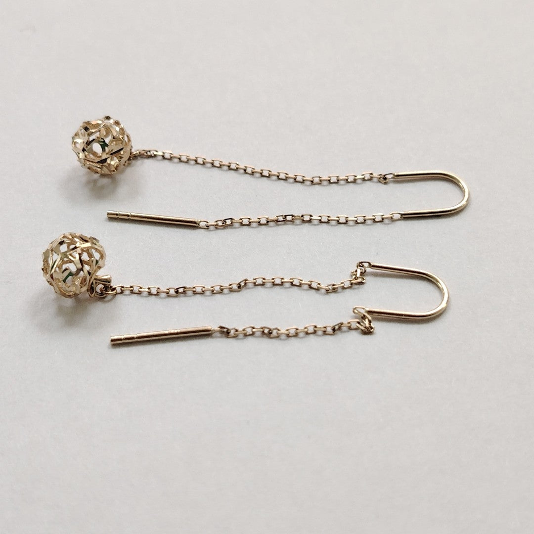 BROQUELES ORO 14K 1.7 (NUEVO)