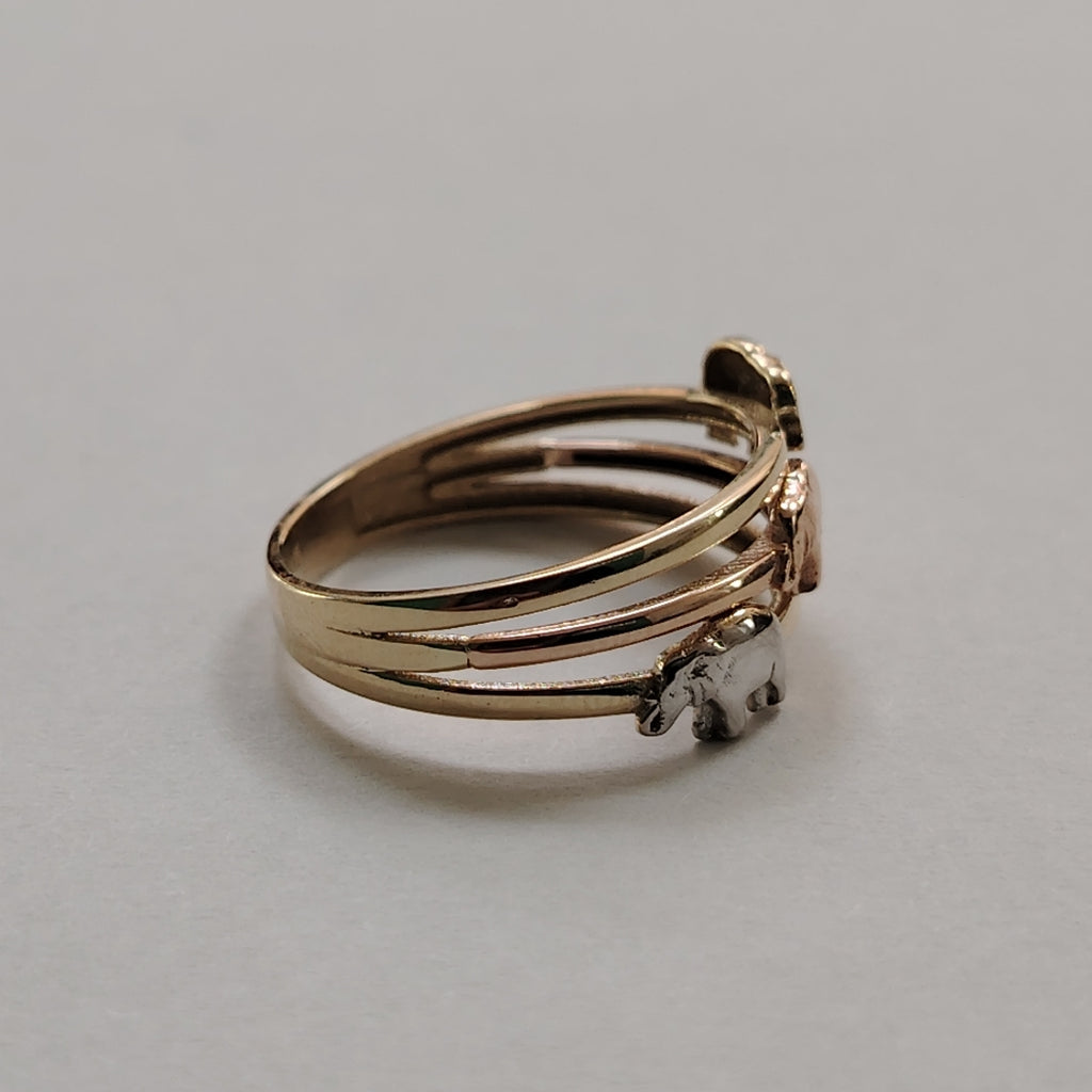 ANILLOS DAMA ORO 14K 2 (NUEVO)
