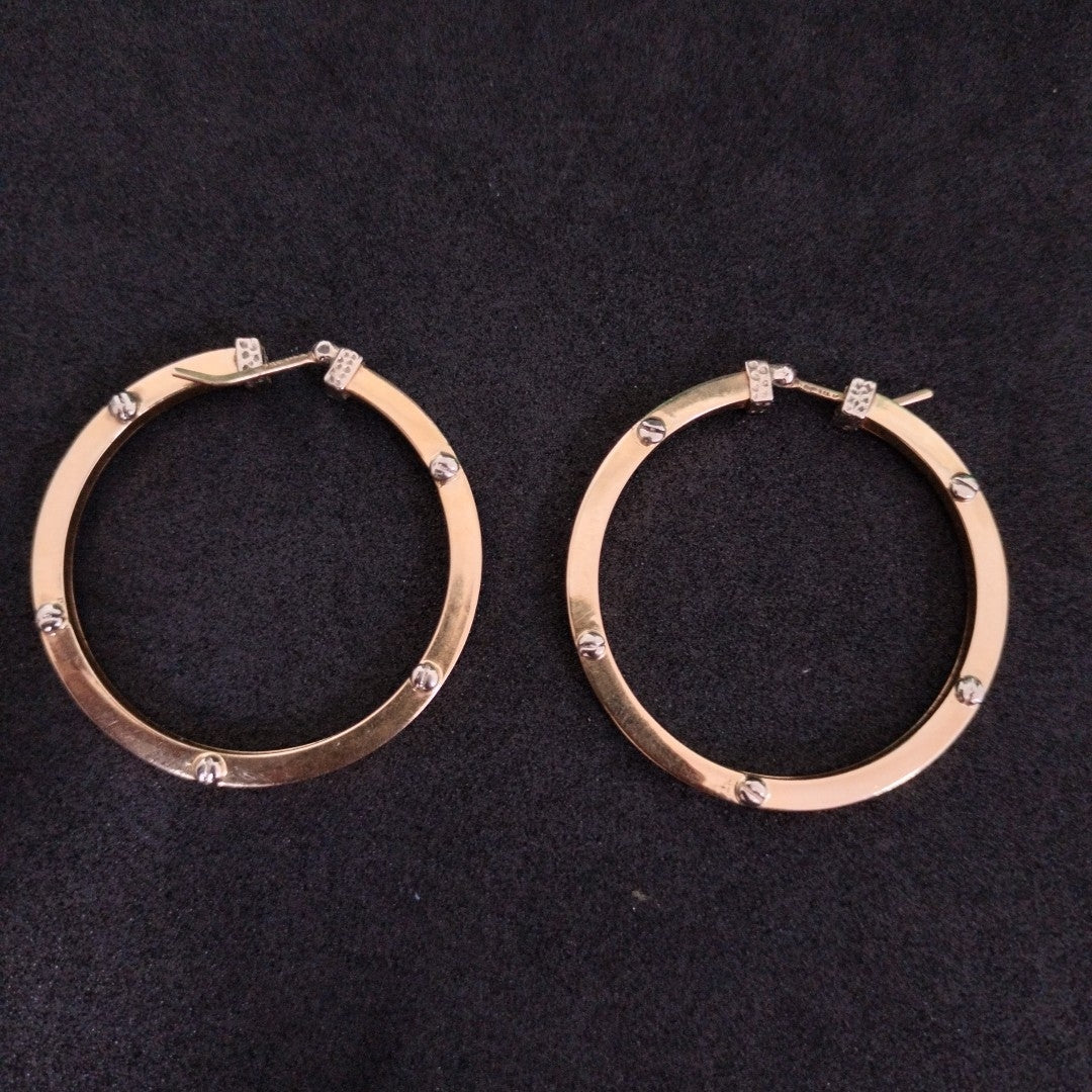 ARRACADAS PAR ORO 14 K 6.3 GRMS (SEMINUEVO)
