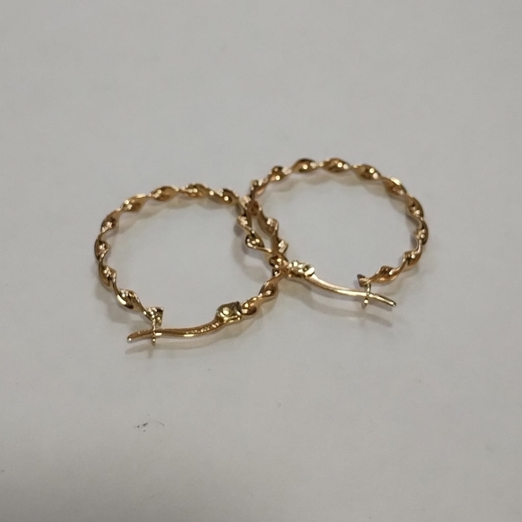 ARRACADAS ORO 14K 1.5 (NUEVO)