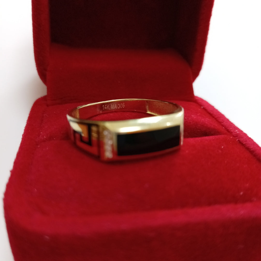 ANILLOS CABALLERO ORO 14K 3.5 (NUEVO)